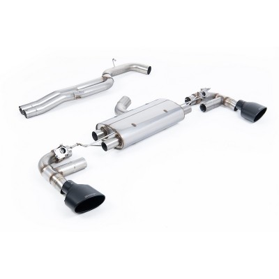 SSXAU962 Milltek Cat-back Non-resonated Audi TT 8S TTRS 2.5 SENZA GPF/OPF scarico sportivo terminale marmitta decat skat 200 cel