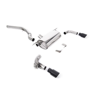 SSXBM1098 Milltek Cat-back Race Non-resonated BMW Serie 2 F22 LCI M240i CON OPF/GPF NON xDrive scarico sportivo terminale marmit