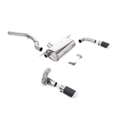 SSXBM1100 Milltek Cat-back Race Non-resonated BMW Serie 2 F22 LCI M240i CON OPF/GPF NON xDrive scarico sportivo terminale marmit