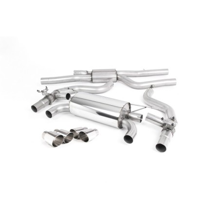 SSXBM1080 Milltek Cat-back BMW Serie 2 F87 M2 Competition scarico sportivo terminale marmitta decat skat 200 celle