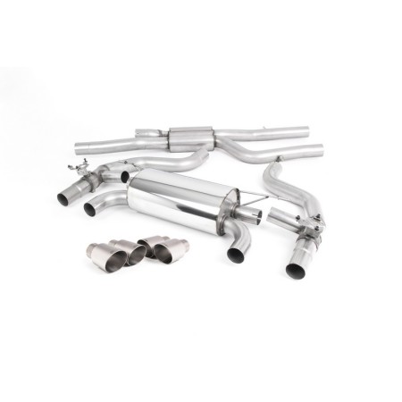 SSXBM1082 Milltek Cat-back BMW Serie 2 F87 M2 Competition scarico sportivo terminale marmitta decat skat 200 celle