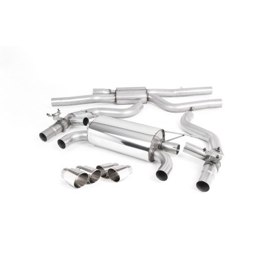 SSXBM1086 Milltek Cat-back Race BMW Serie 2 F87 M2 Competition scarico sportivo terminale marmitta decat skat 200 celle