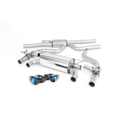 SSXBM1089 Milltek Cat-back Race BMW Serie 2 F87 M2 Competition scarico sportivo terminale marmitta decat skat 200 celle