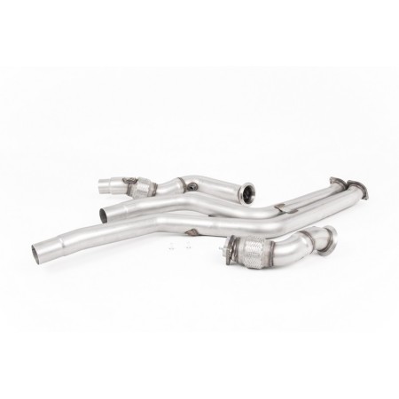 SSXBM1094 Milltek Downpipe De-Cat  BMW Serie 2 F87 M2 Competition scarico sportivo terminale marmitta decat skat 200 celle