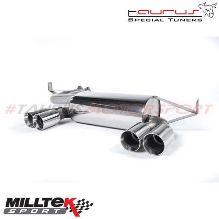 SSXBM934 Milltek Silenziatore posteriore BMW Serie 3 E46 M3 3.2 scarico sportivo terminale marmitta decat skat 200 celle