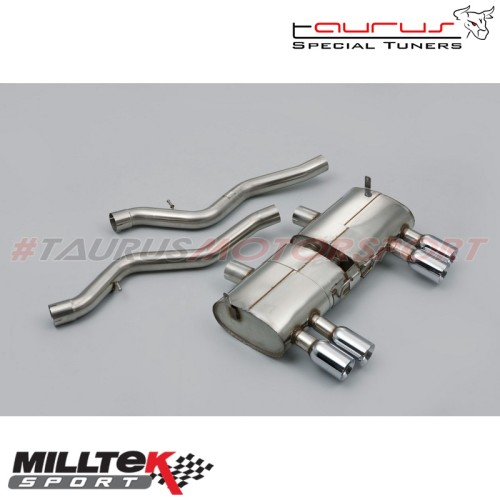 SSXBM931 Milltek Cat-back BMW Serie 3 E93 M3 4.0 V8 scarico sportivo terminale marmitta decat skat 200 celle