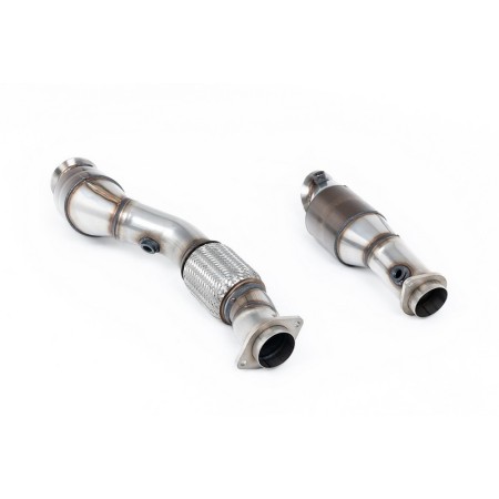 SSXBM1333 Milltek Downpipe con Cat sportivo BMW Serie 3 G80/G81 M3 & Competition scarico sportivo terminale marmitta decat skat 