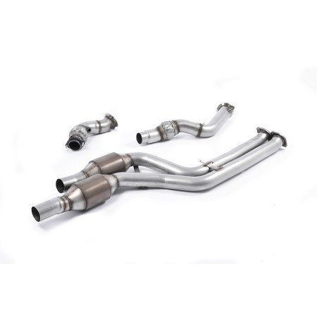 SSXBM1030 Milltek Downpipe con Cat sportivi BMW Serie 4 F82/F83 M4 & Competition SENZA OPF/GPF scarico sportivo terminale marmit