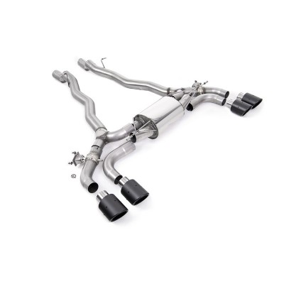 SSXBM1178 Milltek Axle Back BMW Serie 5 F90 M5 & Competition SENZA OPF/GPF scarico sportivo terminale marmitta decat skat 200 ce