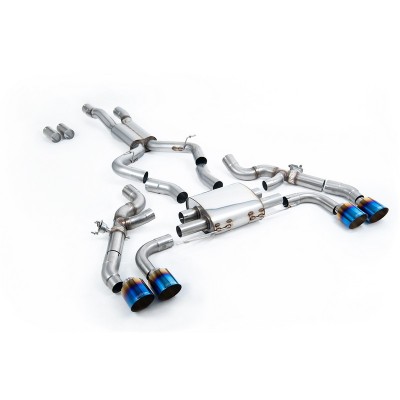SSXBM1213 Milltek Axle Back BMW Serie X G01 X3M & Comp 3.0 S58 scarico sportivo terminale marmitta decat skat 200 celle