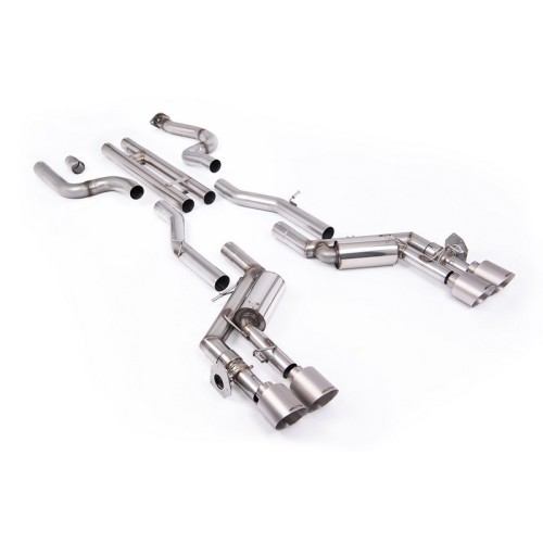 SSXCH102 Milltek Cat-back H-Pipe Chevrolet Camaro Gen.6 SS 6.2 V8 scarico sportivo terminale marmitta decat skat 200 celle