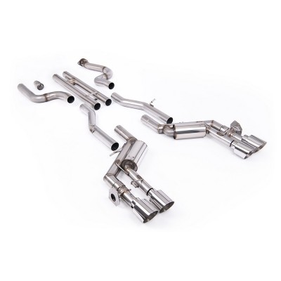 SSXCH100 Milltek Cat-back H-Pipe Chevrolet Camaro Gen.6 SS 6.2 V8 scarico sportivo terminale marmitta decat skat 200 celle