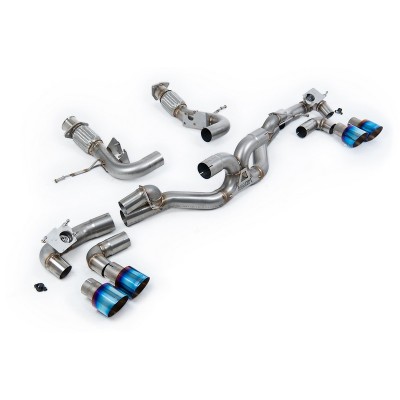 SSXCH004 Milltek Cat-back Chevrolet Corvette C8 Stingray 6.2 V8 SENZA OPF/GPF scarico sportivo terminale marmitta decat skat 200