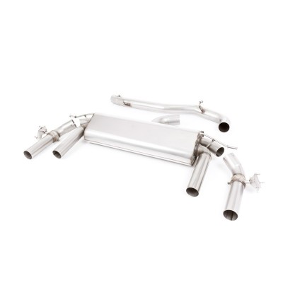 SSXSE222 Milltek Cat-back Non-resonated Cupra Ateca 2.0 TSI 300 4Drive NON MQB EVO.4 scarico sportivo terminale marmitta decat s