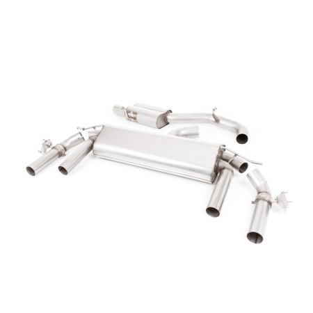 SSXSE227 Milltek Cat-back Resonated Cupra Ateca 2.0 TSI 300 4Drive NON MQB EVO.4 scarico sportivo terminale marmitta decat skat 