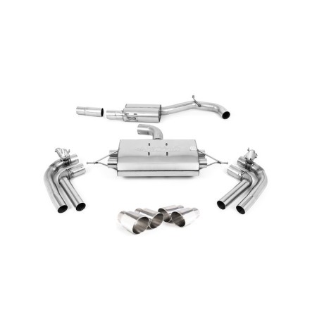 SSXSE247 Milltek Particulate Filter-back Resonated Cupra Formentor 2.0 TSI 310/333cv 4Drive scarico sportivo terminale marmitta 