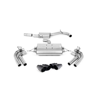 SSXSE248 Milltek Particulate Filter-back Resonated Cupra Formentor 2.0 TSI 310/333cv 4Drive scarico sportivo terminale marmitta 