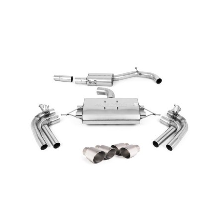 SSXSE249 Milltek Particulate Filter-back Resonated Cupra Formentor 2.0 TSI 310/333cv 4Drive scarico sportivo terminale marmitta 