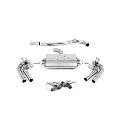 SSXSE252 Milltek Particulate Filter-back Non-resonated Cupra Formentor 2.0 TSI 310/333cv 4Drive scarico sportivo terminale marmi