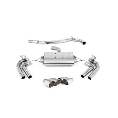 SSXSE254 Milltek Particulate Filter-back Non-resonated Cupra Formentor 2.0 TSI 310/333cv 4Drive scarico sportivo terminale marmi