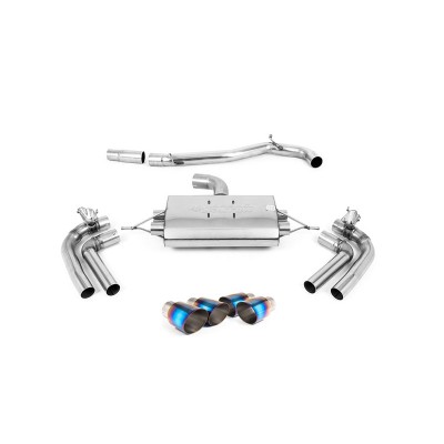 SSXSE255 Milltek Particulate Filter-back Non-resonated Cupra Formentor 2.0 TSI 310/333cv 4Drive scarico sportivo terminale marmi
