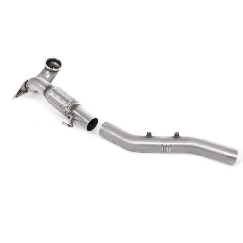 SSXVW665 Milltek Downpipe De-Cat  Cupra Leon KL 2.0 TSI 245cv MQB Evo scarico sportivo terminale marmitta decat skat 200 celle