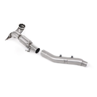 SSXVW666 Milltek Downpipe De-Cat  Cupra Leon KL 2.0 TSI 245cv MQB Evo scarico sportivo terminale marmitta decat skat 200 celle