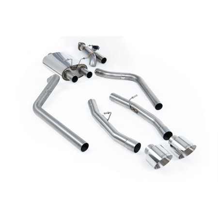 SSXDOD108 Milltek Cat-back Dodge / RAM 1500 Gen.5 5.7 HEMI V8 scarico sportivo terminale marmitta decat skat 200 celle