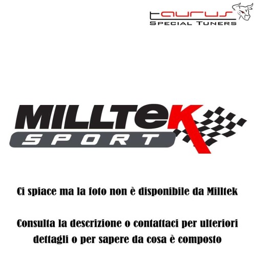 SSXFD468 Milltek Cat-back Road+ Ford F150 SuperCrew (5.5ft Bed) 5.0 V8 scarico sportivo terminale marmitta decat skat 200 celle