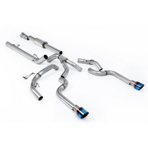 SSXFD491 Milltek Cat-back Ford F150 SuperCrew (5.5ft Bed) 5.0 V8 scarico sportivo terminale marmitta decat skat 200 celle