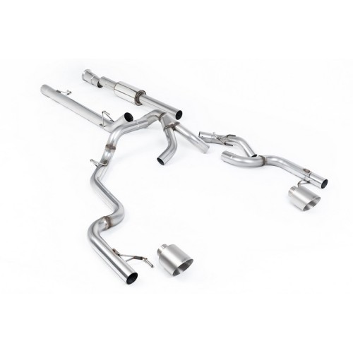 SSXFD502 Milltek Cat-back Ford F150 SuperCrew (5.5ft Bed) Tremor 5.0 V8 scarico sportivo terminale marmitta decat skat 200 celle