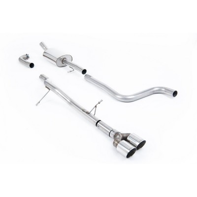 SSXFD278 Milltek Cat-back Non-resonated Ford Fiesta Mk8 1.0 ST-Line SENZA GPF/OPF scarico sportivo terminale marmitta decat skat