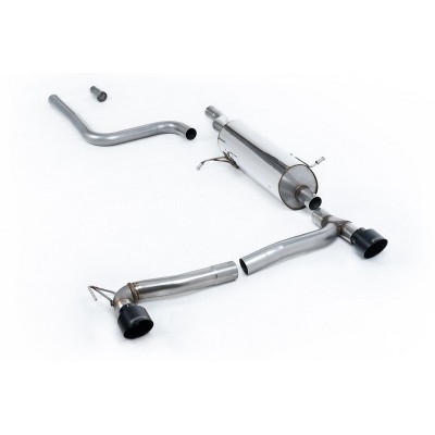 SSXFD388 Milltek Particulate Filter-back Resonated Ford Fiesta Mk8 1.0 ST-Line 100/125/140cv - Kit Maxton Design scarico sportiv