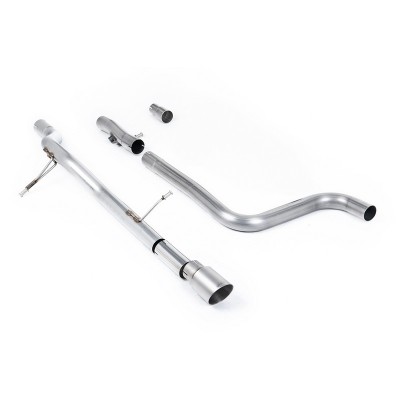 SSXFD393 Milltek Particulate Filter-back Non-resonated Ford Fiesta Mk8 1.0 ST-Line 155cv Hybrid scarico sportivo terminale marmi