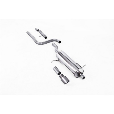 SSXFD399 Milltek Particulate Filter-back Resonated Ford Fiesta Mk8 1.0 ST-Line 155cv Hybrid scarico sportivo terminale marmitta 