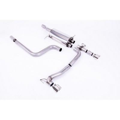 SSXFD356 Milltek Cat-back Ford Fiesta Mk8 1.5 ST 200cv FINO A 09/2020 scarico sportivo terminale marmitta decat skat 200 celle