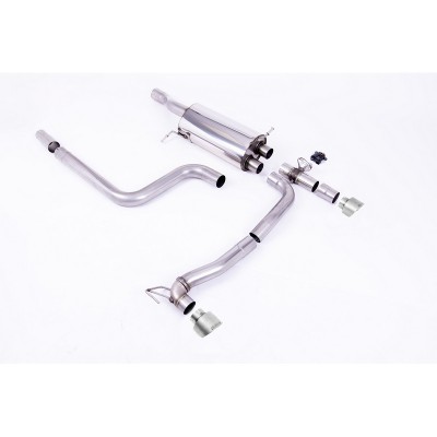 SSXFD365 Milltek Cat-back Ford Fiesta Mk8 1.5 ST 200cv DA 09/2020 scarico sportivo terminale marmitta decat skat 200 celle