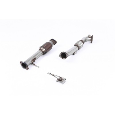 SSXFD082 Milltek Downpipe con Cat sportivo Ford Focus Mk2 RS 2.5 305cv scarico sportivo terminale marmitta decat skat 200 celle