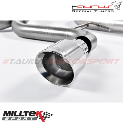 SSXFD135 Milltek Cat-back Race Ford Focus Mk2 ST 225cv scarico sportivo terminale marmitta decat skat 200 celle 2