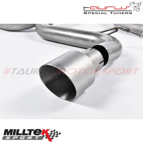 SSXFD163 Milltek Cat-back Race Ford Focus Mk2 ST 225cv scarico sportivo terminale marmitta decat skat 200 celle
