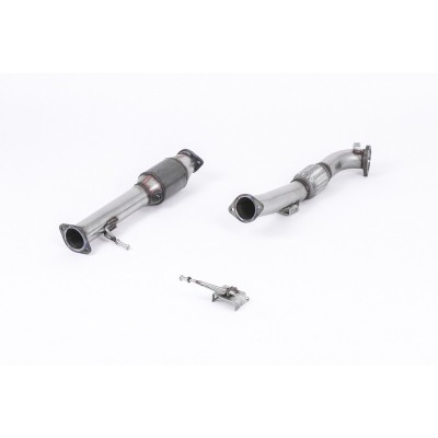 SSXFD164 Milltek Downpipe con Cat sportivo Ford Focus Mk2 ST 225cv scarico sportivo terminale marmitta decat skat 200 celle