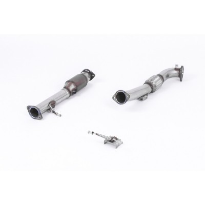 SSXFD168 Milltek Downpipe con Cat sportivo Ford Focus Mk2 ST 225cv scarico sportivo terminale marmitta decat skat 200 celle
