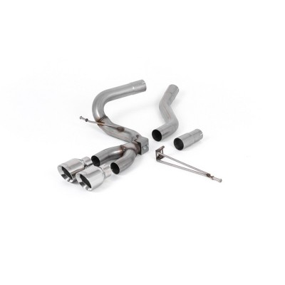 SSXFD201 Milltek Cat-back Ford Focus Mk3 ST 2.0 TDCi 5 porte scarico sportivo terminale marmitta decat skat 200 celle