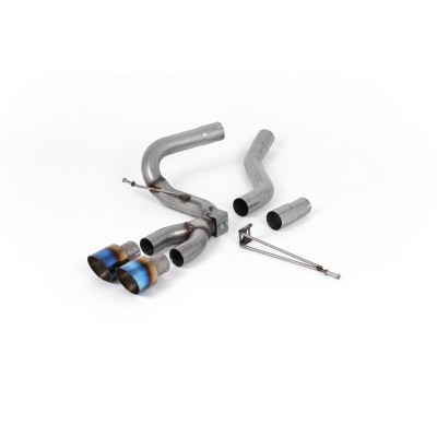 SSXFD204 Milltek Cat-back Ford Focus Mk3 ST 2.0 TDCi 5 porte scarico sportivo terminale marmitta decat skat 200 celle