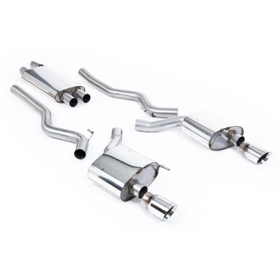 SSXFD173 Milltek Cat-back Resonated Ford Mustang S550 Fastback 2.3 EcoBoost scarico sportivo terminale marmitta decat skat 200 c