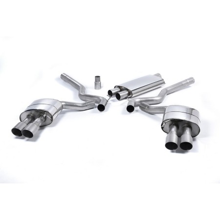 SSXFD180 Milltek Cat-back Resonated Ford Mustang S550 Fastback 2.3 EcoBoost scarico sportivo terminale marmitta decat skat 200 c