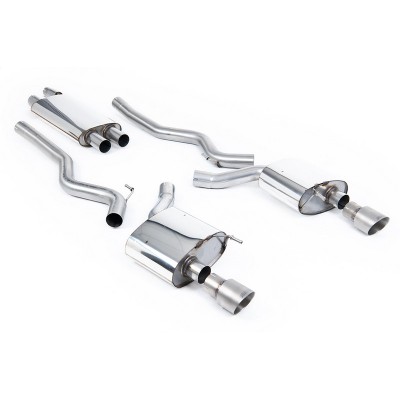 SSXFD224 Milltek Cat-back Resonated Ford Mustang S550 Fastback 2.3 EcoBoost scarico sportivo terminale marmitta decat skat 200 c