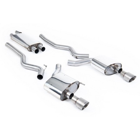 SSXFD224 Milltek Cat-back Resonated Ford Mustang S550 Fastback 2.3 EcoBoost scarico sportivo terminale marmitta decat skat 200 c