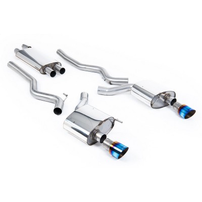 SSXFD225 Milltek Cat-back Resonated Ford Mustang S550 Fastback 2.3 EcoBoost scarico sportivo terminale marmitta decat skat 200 c