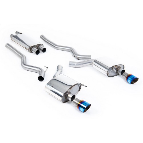 SSXFD225 Milltek Cat-back Resonated Ford Mustang S550 Fastback 2.3 EcoBoost scarico sportivo terminale marmitta decat skat 200 c